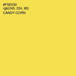 #F5E050 - Candy Corn Color Image